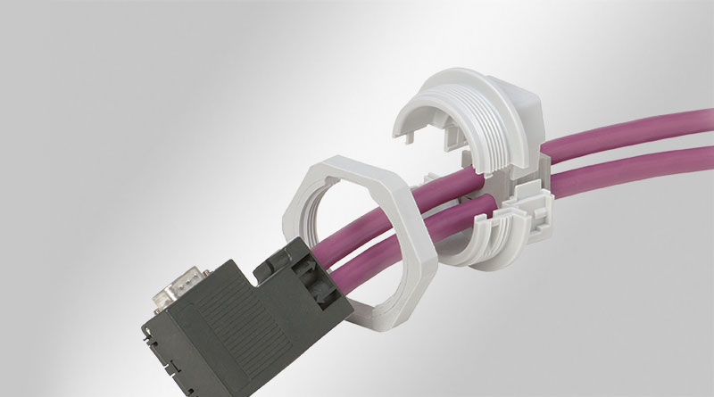 KVT split cable gland for cables with connectors, M20 - M63 / IP54